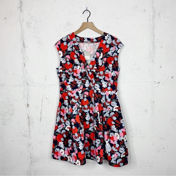 Boden Clemmie Floral Fit & Flare Dress Size 10 Petite NWT - Picture 1 of 9